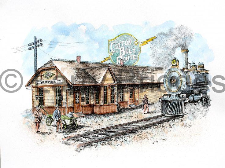 Cotton Belt Route Larry Bridges Art